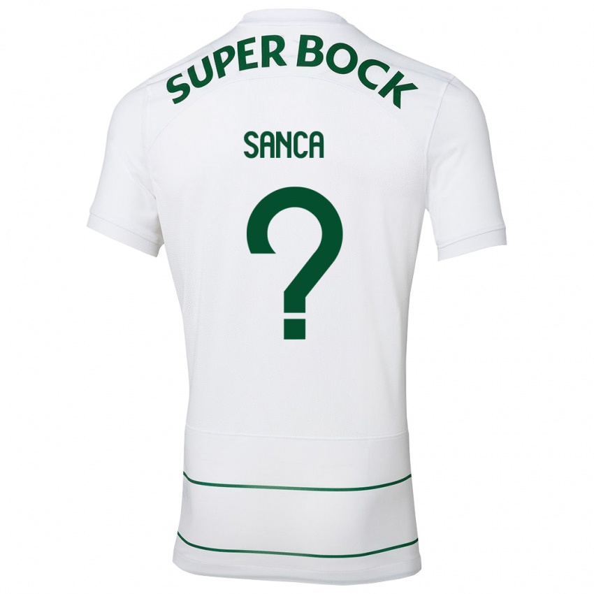 Kinder Pedro Sanca #0 Weiß Auswärtstrikot Trikot 2023/24 T-Shirt Schweiz