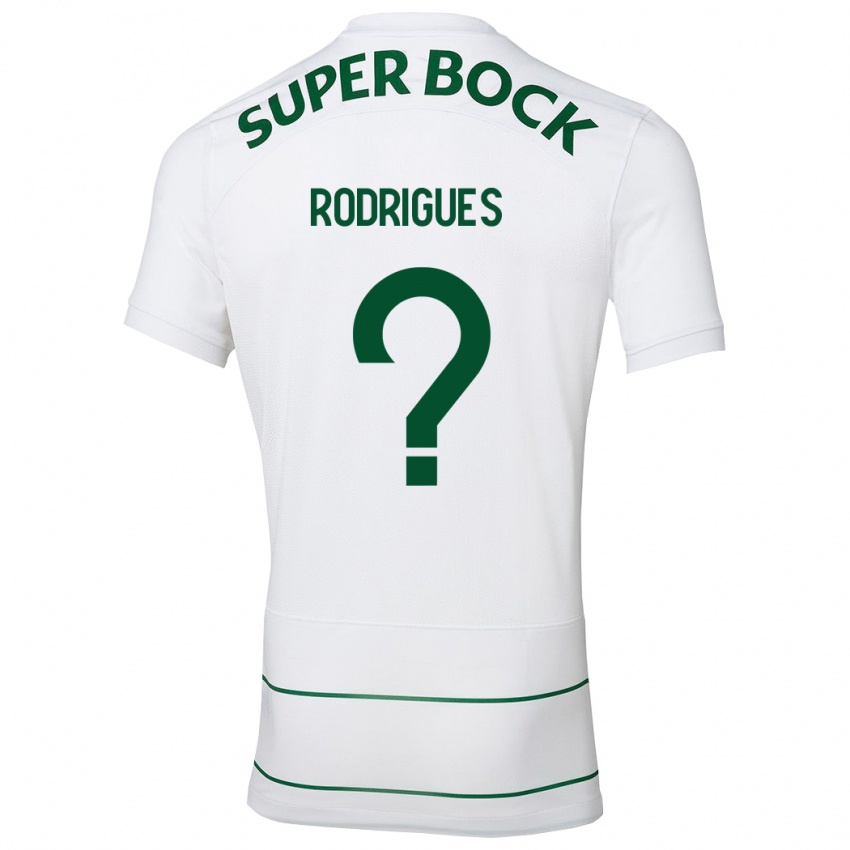 Kinder João Rodrigues #0 Weiß Auswärtstrikot Trikot 2023/24 T-Shirt Schweiz