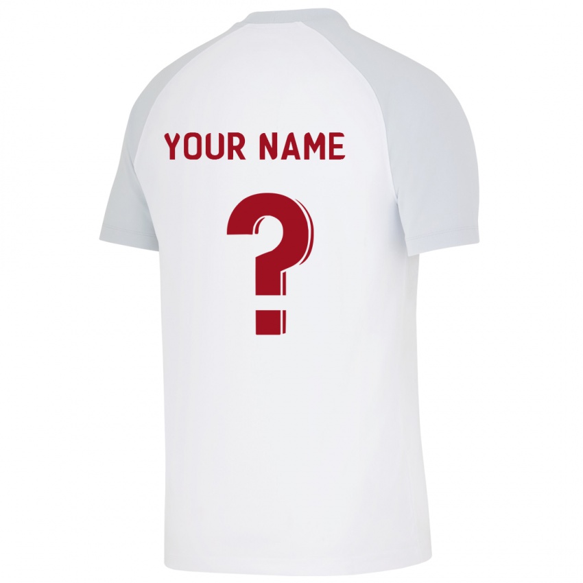 Kinder Ihren Namen #0 Weiß Auswärtstrikot Trikot 2023/24 T-Shirt Schweiz