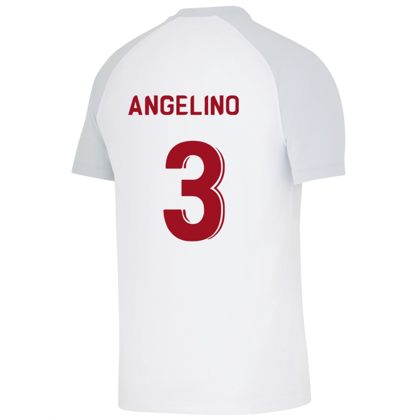 Kinder Angelino #3 Weiß Auswärtstrikot Trikot 2023/24 T-Shirt Schweiz