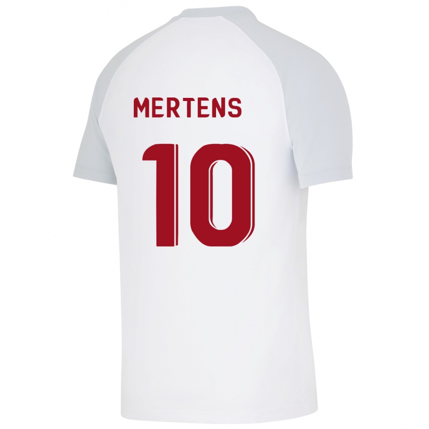 Kinder Dries Mertens #10 Weiß Auswärtstrikot Trikot 2023/24 T-Shirt Schweiz