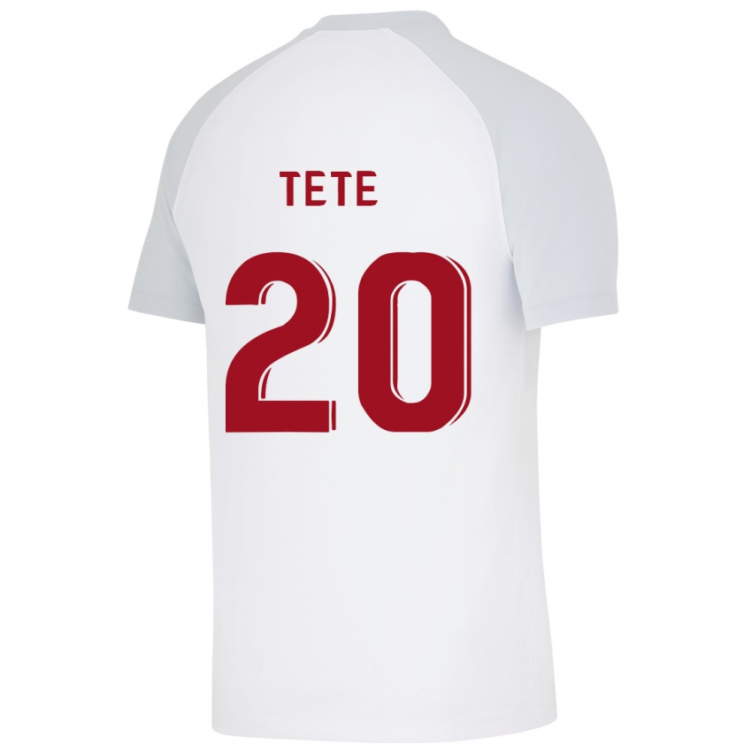 Kinder Tete #20 Weiß Auswärtstrikot Trikot 2023/24 T-Shirt Schweiz
