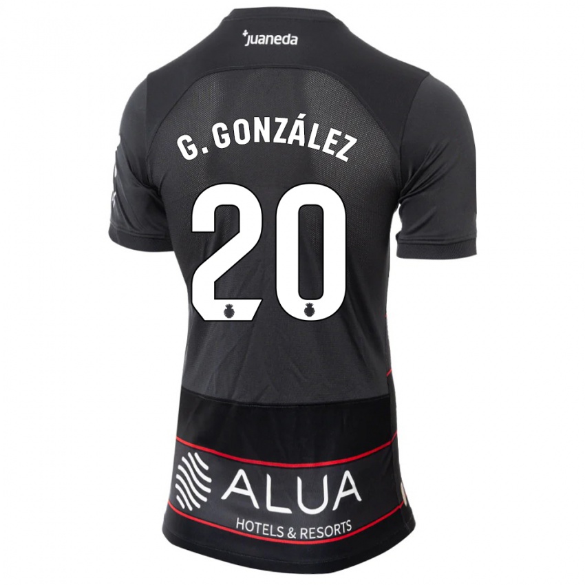 Kinder Giovanni González #20 Schwarz Auswärtstrikot Trikot 2023/24 T-Shirt Schweiz