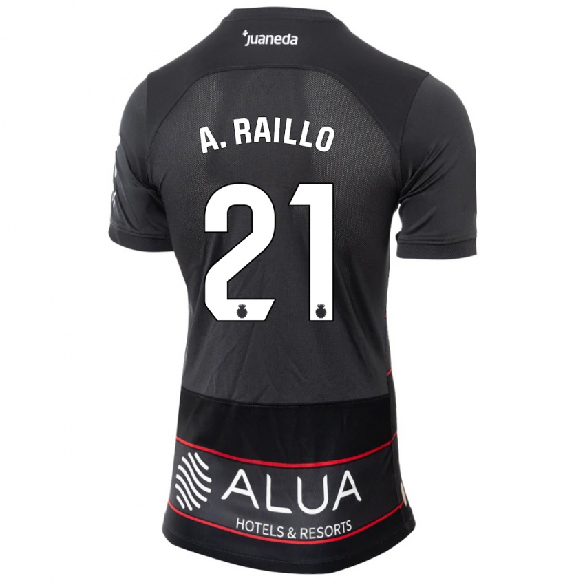 Kinder Antonio Raíllo #21 Schwarz Auswärtstrikot Trikot 2023/24 T-Shirt Schweiz