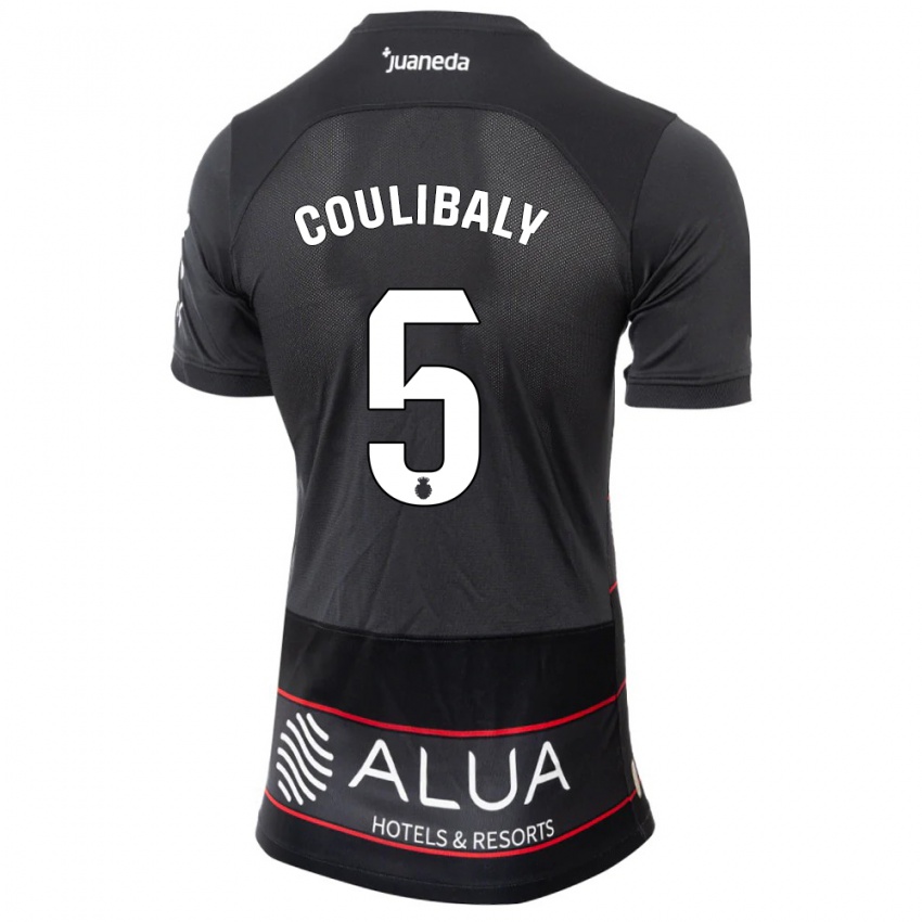 Kinder Habib Anas Coulibaly #5 Schwarz Auswärtstrikot Trikot 2023/24 T-Shirt Schweiz