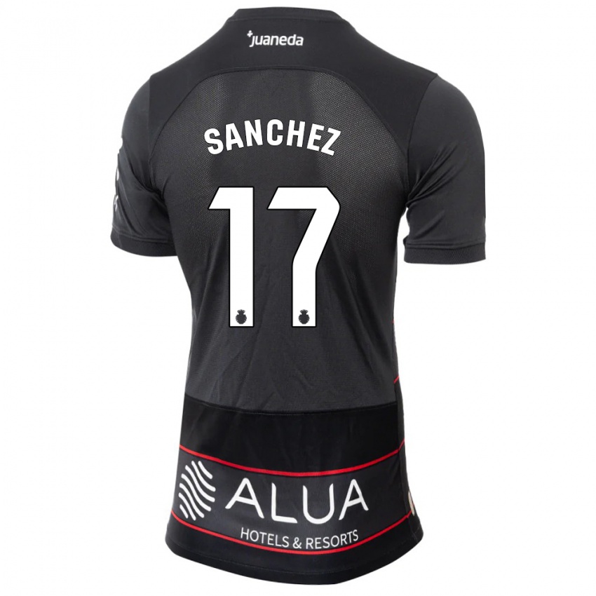 Kinder Avelino Sánchez #17 Schwarz Auswärtstrikot Trikot 2023/24 T-Shirt Schweiz