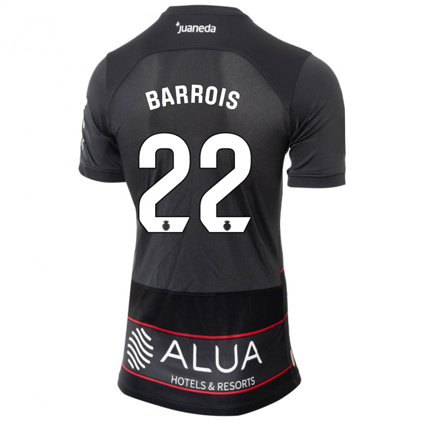 Kinder Eliott Barrois #22 Schwarz Auswärtstrikot Trikot 2023/24 T-Shirt Schweiz