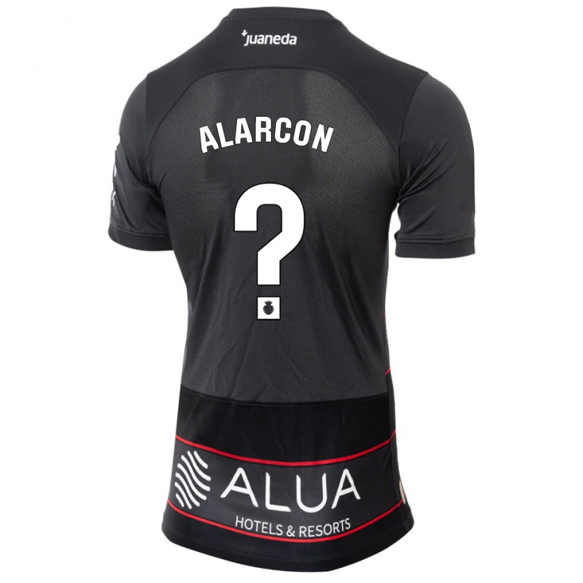 Kinder Raúl Alarcón #0 Schwarz Auswärtstrikot Trikot 2023/24 T-Shirt Schweiz