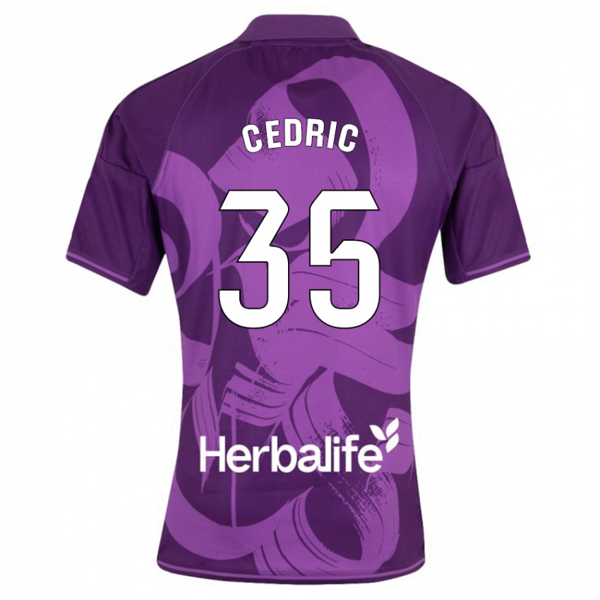 Kinder Iván Cédric #35 Violett Auswärtstrikot Trikot 2023/24 T-Shirt Schweiz