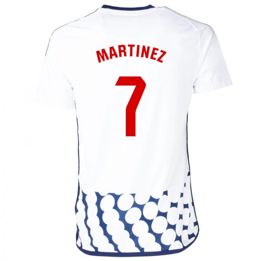 Kinder Gabri Martínez #7 Weiß Auswärtstrikot Trikot 2023/24 T-Shirt Schweiz