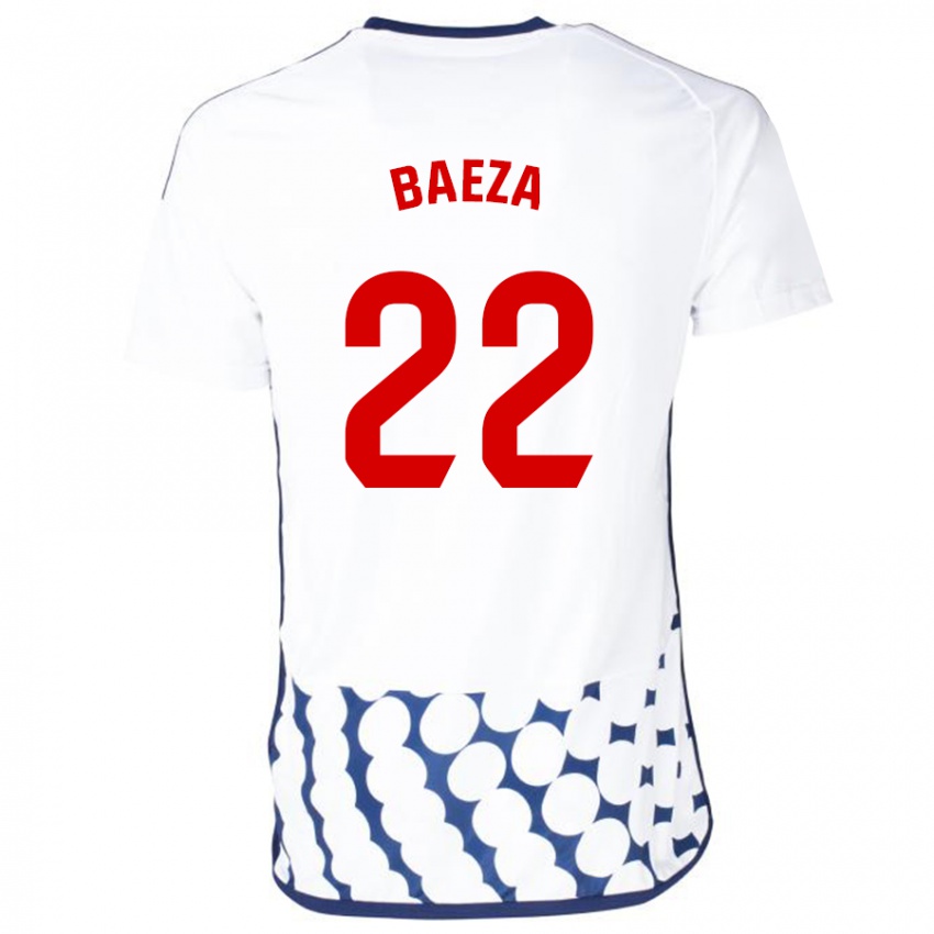 Kinder Miguel Baeza #22 Weiß Auswärtstrikot Trikot 2023/24 T-Shirt Schweiz