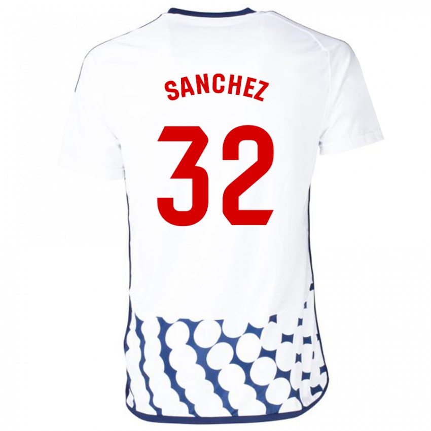 Kinder Rubén Sánchez #32 Weiß Auswärtstrikot Trikot 2023/24 T-Shirt Schweiz