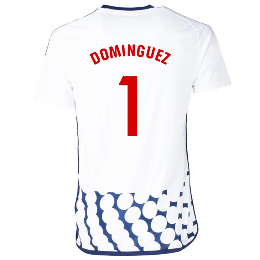 Kinder Iago Domínguez #1 Weiß Auswärtstrikot Trikot 2023/24 T-Shirt Schweiz