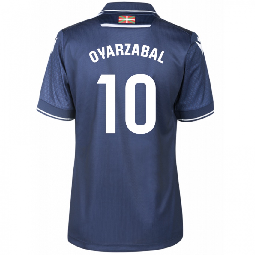 Kinder Mikel Oyarzabal #10 Marine Auswärtstrikot Trikot 2023/24 T-Shirt Schweiz