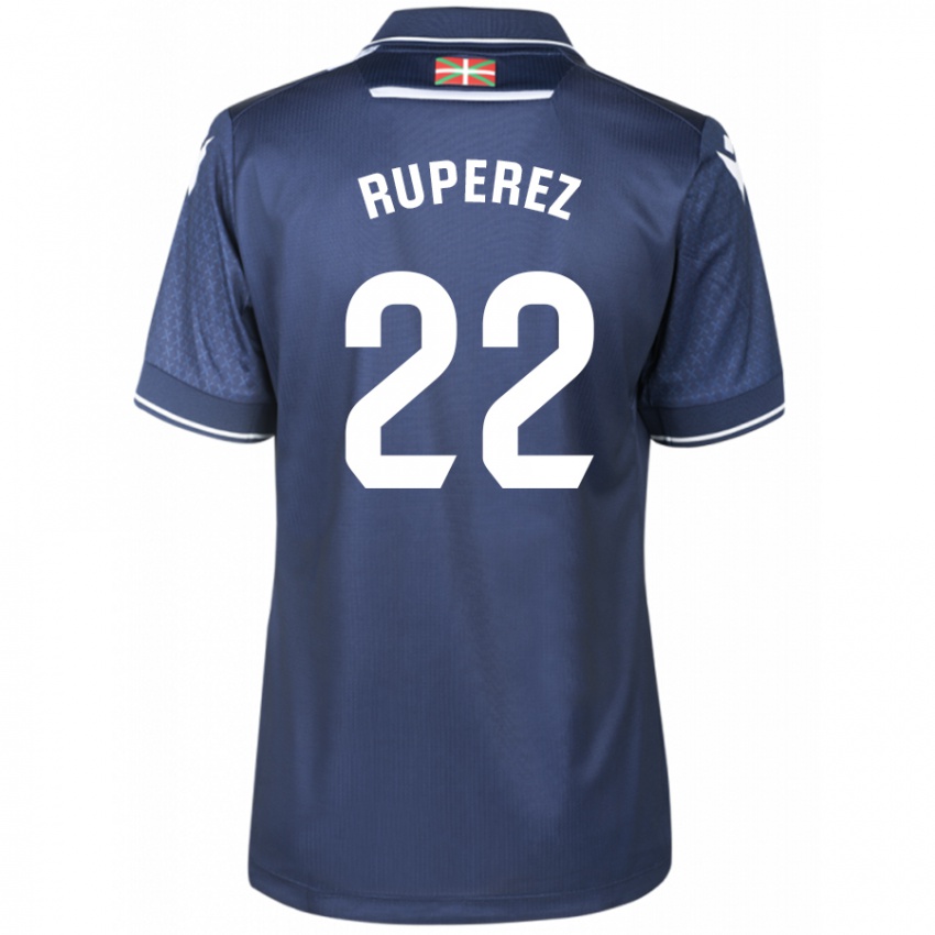 Kinder Iñaki Rupérez #22 Marine Auswärtstrikot Trikot 2023/24 T-Shirt Schweiz