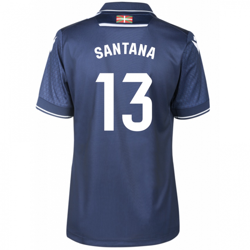 Kinder Olatz Santana #13 Marine Auswärtstrikot Trikot 2023/24 T-Shirt Schweiz