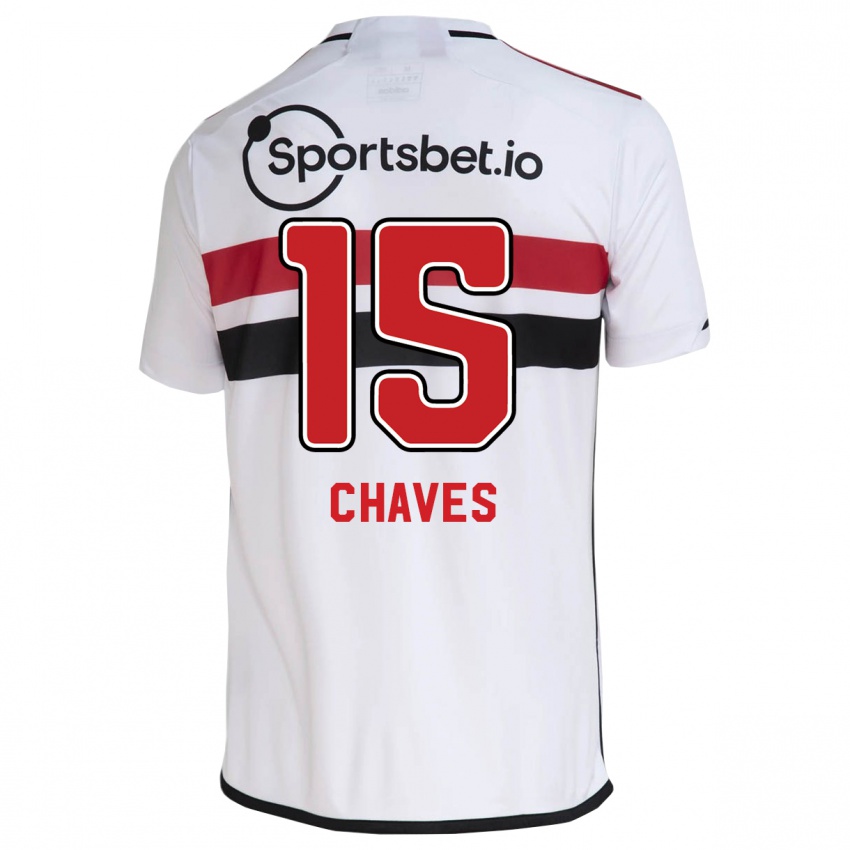 Herren Carol Chaves #15 Weiß Heimtrikot Trikot 2023/24 T-Shirt Schweiz