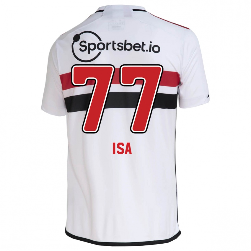 Herren Isa #77 Weiß Heimtrikot Trikot 2023/24 T-Shirt Schweiz