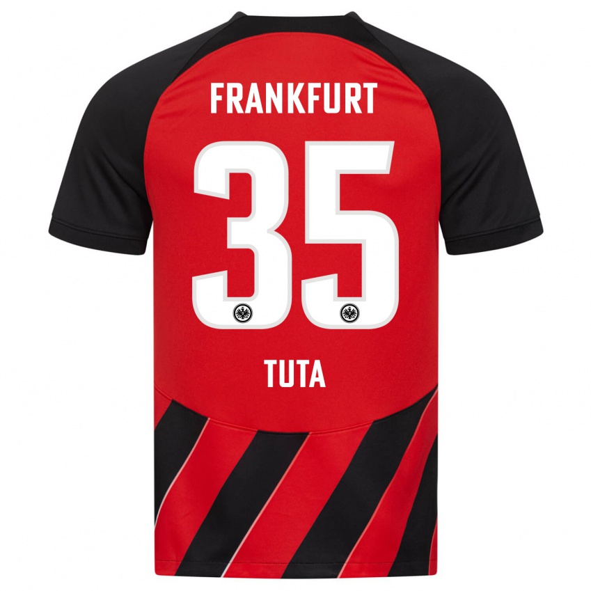 Herren Tuta #35 Rot Schwarz Heimtrikot Trikot 2023/24 T-Shirt Schweiz