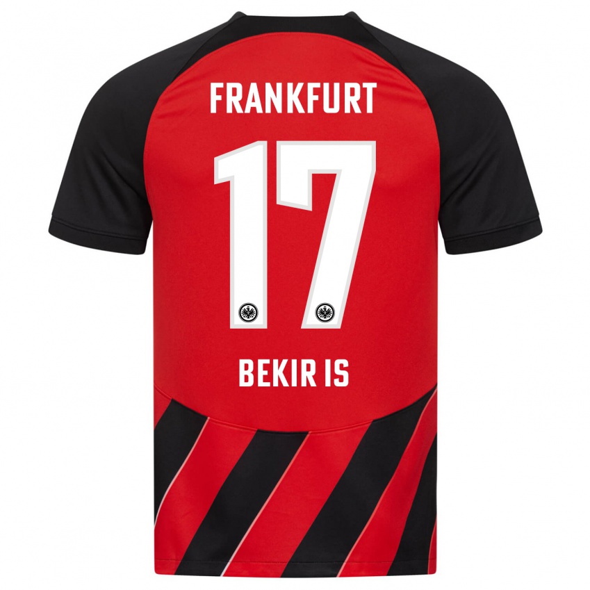 Herren Eba Bekir Is #17 Rot Schwarz Heimtrikot Trikot 2023/24 T-Shirt Schweiz