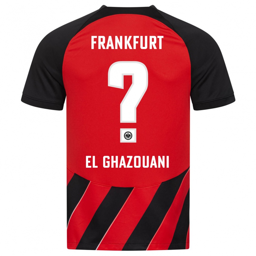 Herren Mohamed El Ghazouani #0 Rot Schwarz Heimtrikot Trikot 2023/24 T-Shirt Schweiz