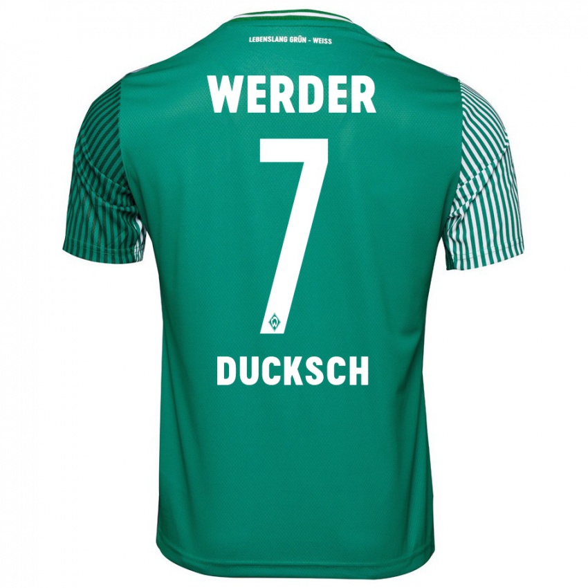 Herren Marvin Ducksch #7 Grün Heimtrikot Trikot 2023/24 T-Shirt Schweiz