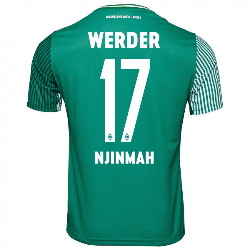 Herren Justin Njinmah #17 Grün Heimtrikot Trikot 2023/24 T-Shirt Schweiz