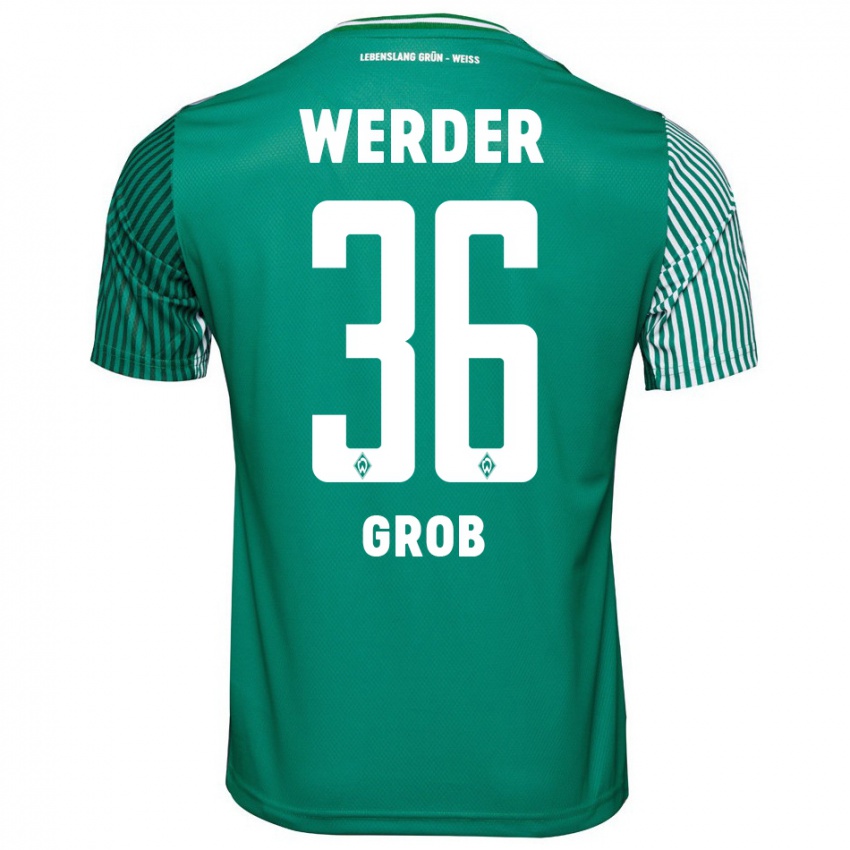 Herren Christian Groß #36 Grün Heimtrikot Trikot 2023/24 T-Shirt Schweiz