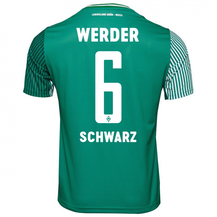 Herren Ricardo-Felipe Schwarz #6 Grün Heimtrikot Trikot 2023/24 T-Shirt Schweiz