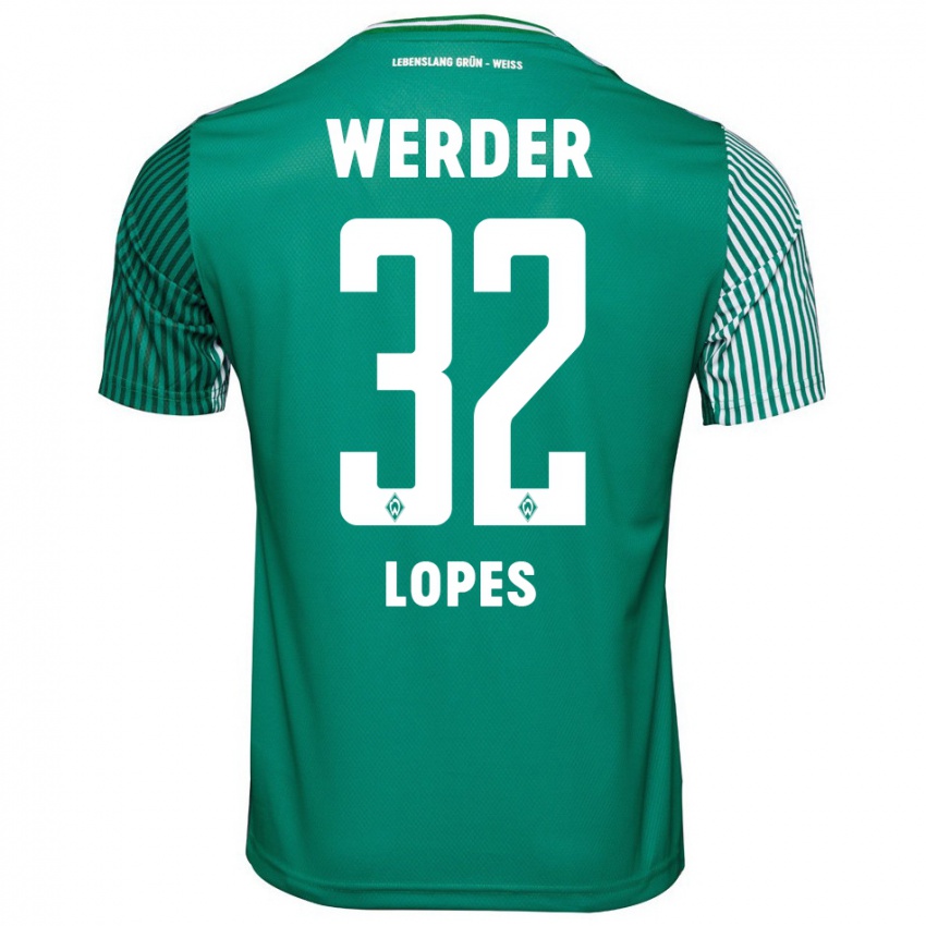 Herren Eugenio Lopes #32 Grün Heimtrikot Trikot 2023/24 T-Shirt Schweiz