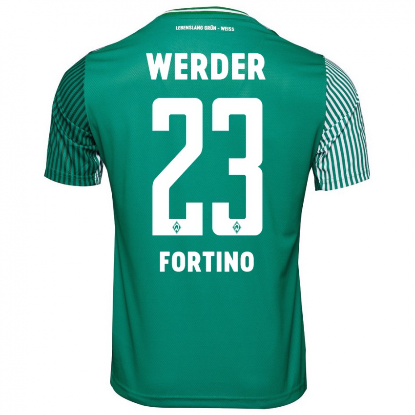 Herren Pierro Miguel Fortino #23 Grün Heimtrikot Trikot 2023/24 T-Shirt Schweiz