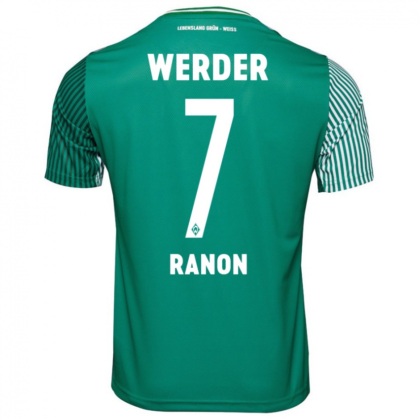 Herren Yuval Ranon #7 Grün Heimtrikot Trikot 2023/24 T-Shirt Schweiz