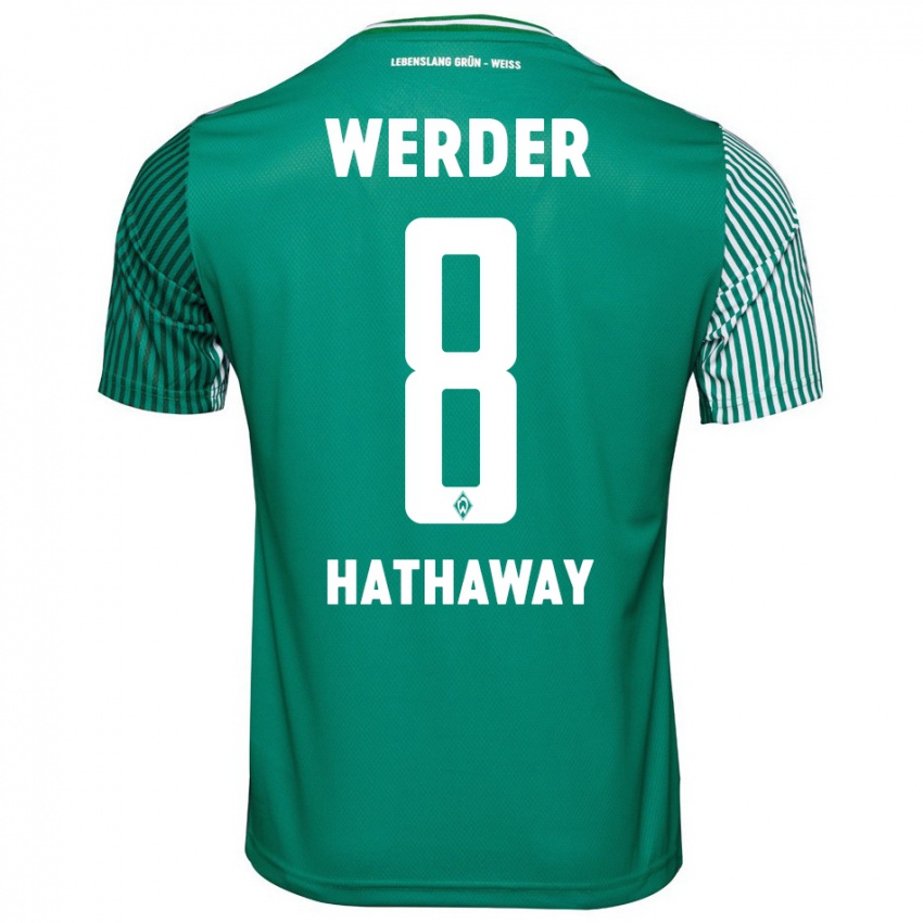 Herren Max Hathaway #8 Grün Heimtrikot Trikot 2023/24 T-Shirt Schweiz