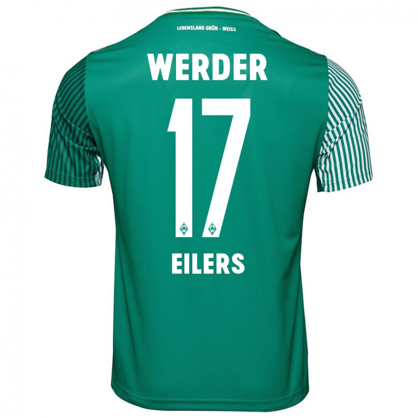 Herren Jonas Eilers #17 Grün Heimtrikot Trikot 2023/24 T-Shirt Schweiz