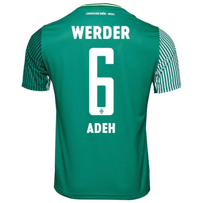 Herren Wesley Adeh #6 Grün Heimtrikot Trikot 2023/24 T-Shirt Schweiz