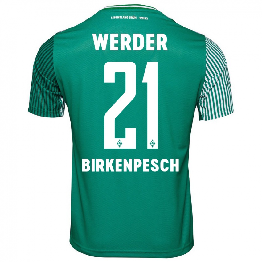 Herren Noah Birkenpesch #21 Grün Heimtrikot Trikot 2023/24 T-Shirt Schweiz