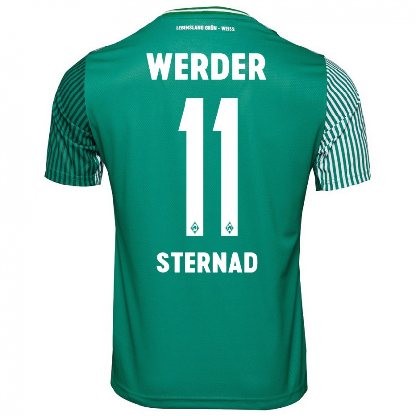 Herren Maja Sternad #11 Grün Heimtrikot Trikot 2023/24 T-Shirt Schweiz