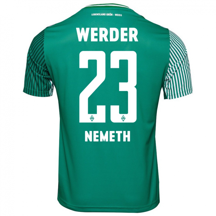 Herren Hanna Nemeth #23 Grün Heimtrikot Trikot 2023/24 T-Shirt Schweiz