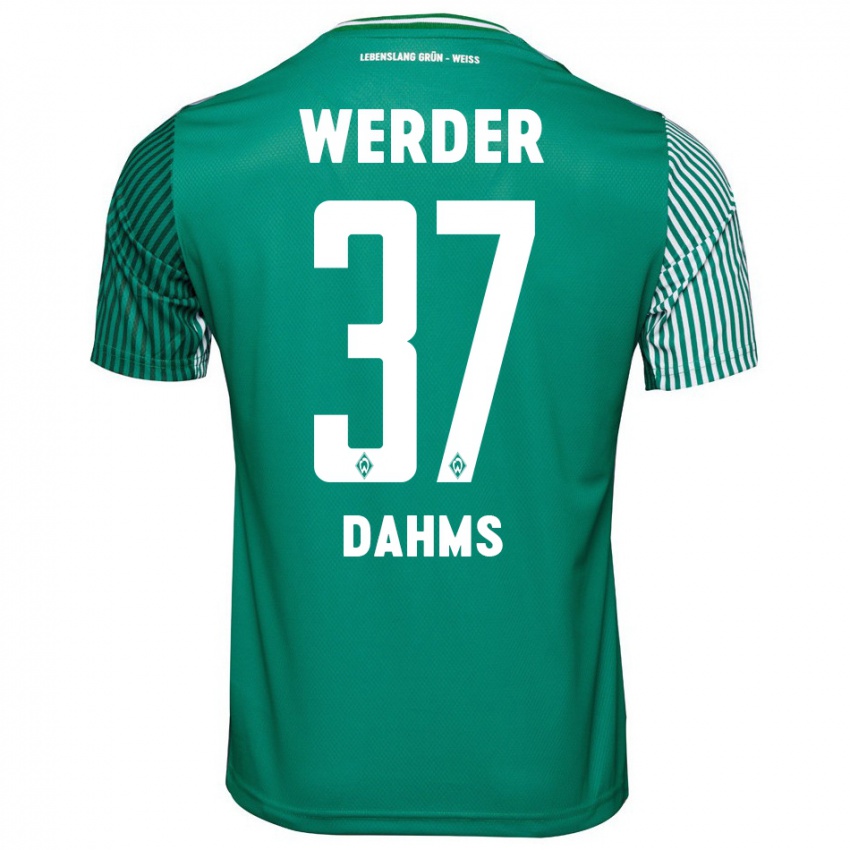 Herren Lena Dahms #37 Grün Heimtrikot Trikot 2023/24 T-Shirt Schweiz