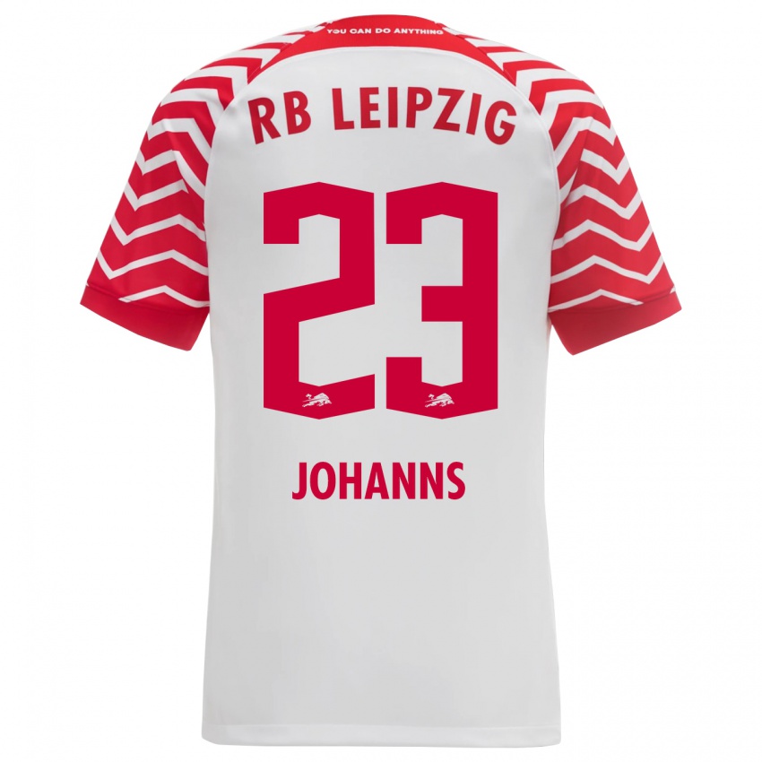 Herren Lennart Johanns #23 Weiß Heimtrikot Trikot 2023/24 T-Shirt Schweiz