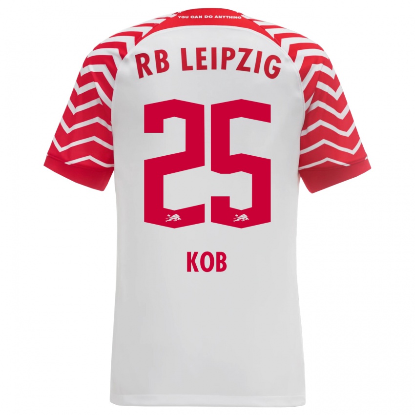 Herren Leon Koß #25 Weiß Heimtrikot Trikot 2023/24 T-Shirt Schweiz