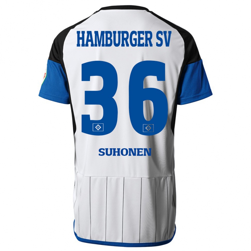 Herren Anssi Suhonen #36 Weiß Heimtrikot Trikot 2023/24 T-Shirt Schweiz