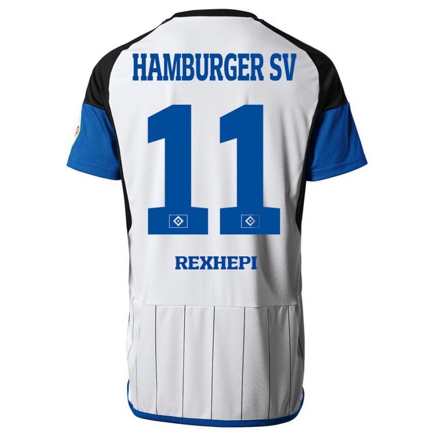 Herren Arlind Rexhepi #11 Weiß Heimtrikot Trikot 2023/24 T-Shirt Schweiz