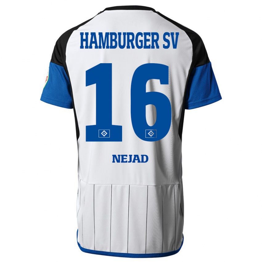 Herren Milad Nejad #16 Weiß Heimtrikot Trikot 2023/24 T-Shirt Schweiz