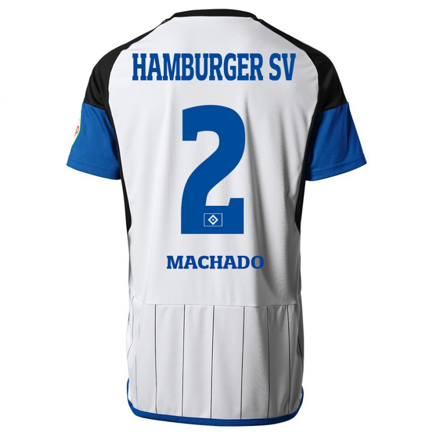 Herren Kilian Hölscher Machado #2 Weiß Heimtrikot Trikot 2023/24 T-Shirt Schweiz