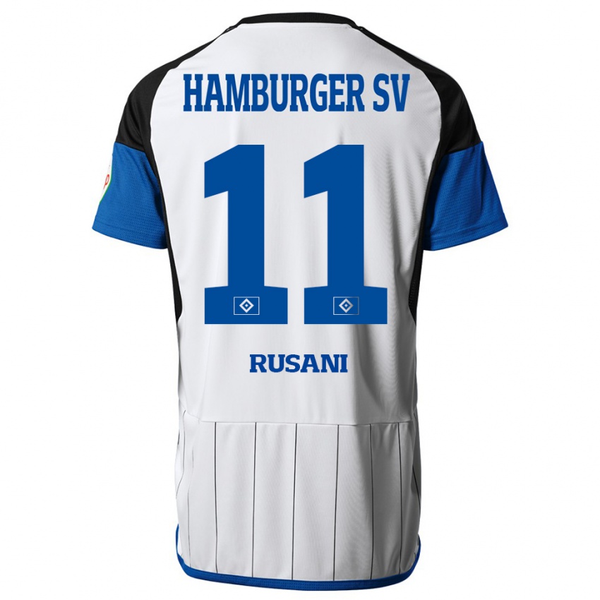 Herren Yasin Rusani #11 Weiß Heimtrikot Trikot 2023/24 T-Shirt Schweiz