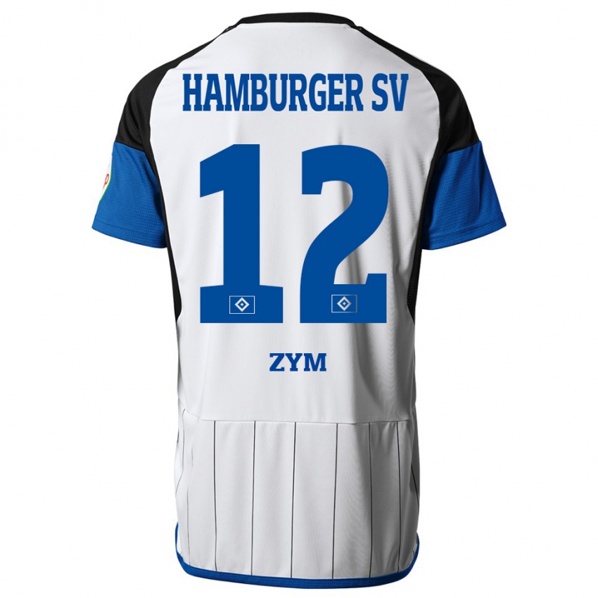Herren Marcel Zym #12 Weiß Heimtrikot Trikot 2023/24 T-Shirt Schweiz
