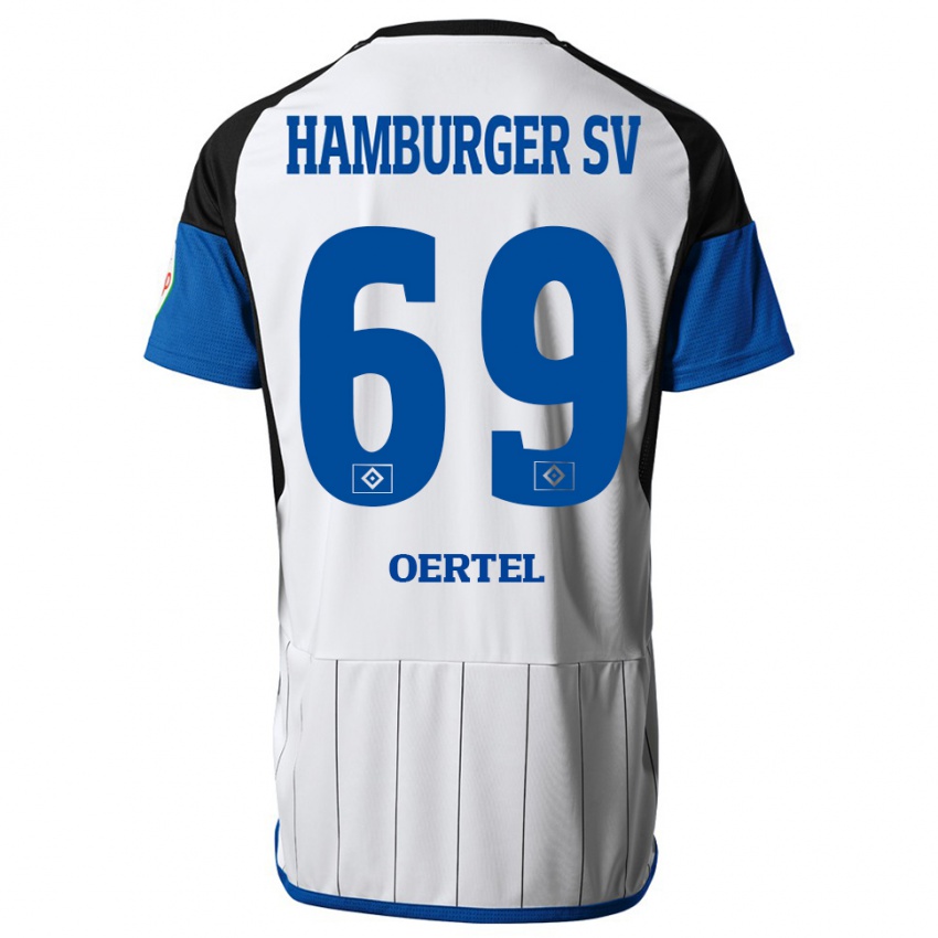 Herren Jan Oertel #69 Weiß Heimtrikot Trikot 2023/24 T-Shirt Schweiz