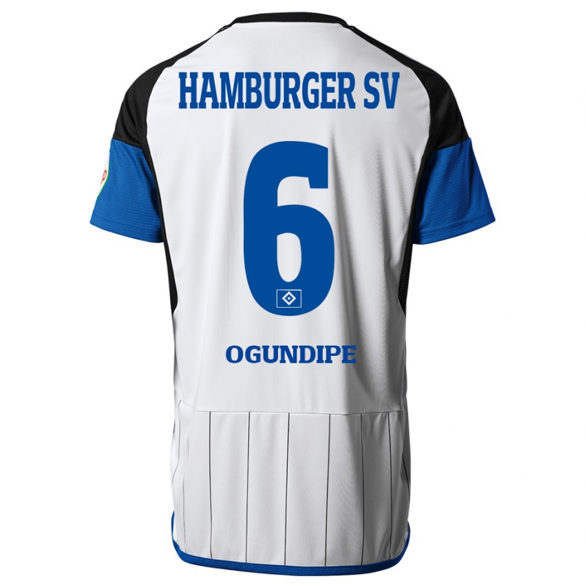 Herren Alina Ogundipe #6 Weiß Heimtrikot Trikot 2023/24 T-Shirt Schweiz