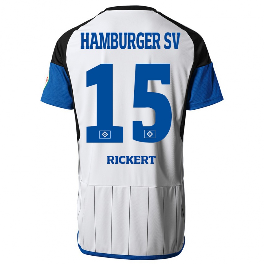 Herren Manja Rickert #15 Weiß Heimtrikot Trikot 2023/24 T-Shirt Schweiz